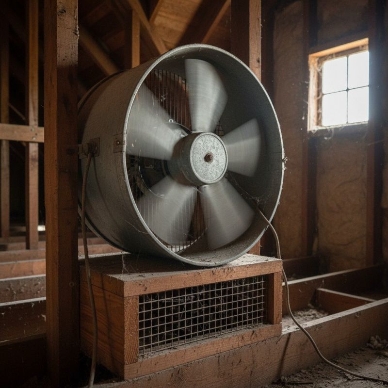 Attic Fan Replacement in Provo, UT